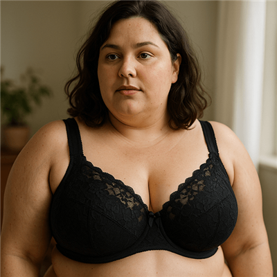 Does lace lingerie look good on slightly curvy women?